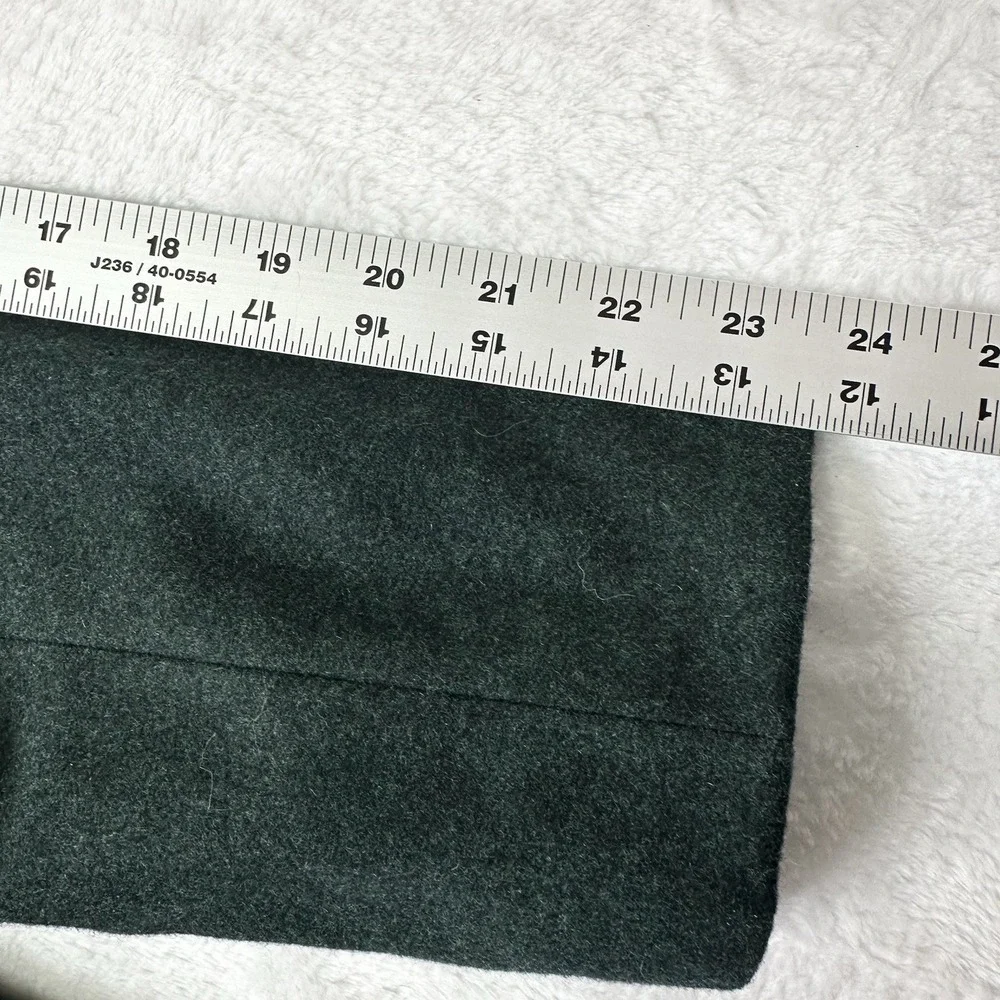 Vintage Wool Jacket Womens Small Hunter‎ Green Handmade Japan 40s 50s Jan Welch